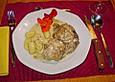 Kaninchen an Schalotten - Senf - Sauce mit Estragon