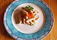 Nudelsalat mit Lachs und Tomaten