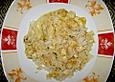 Curry - Risotto mit Kokosmilch, Lachs und Mandarinen