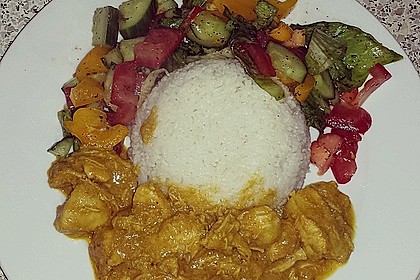Cremiges indisches Chicken - Curry 8