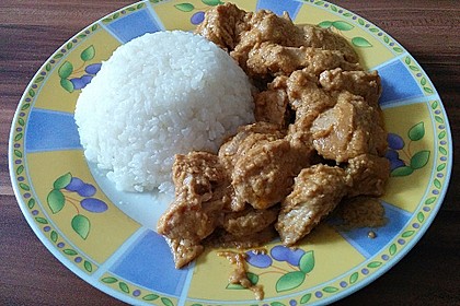 Cremiges indisches Chicken - Curry 12
