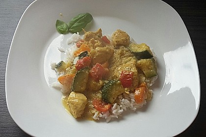 Cremiges indisches Chicken - Curry 13