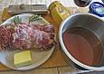 Wildschweinkeule an Met - Sauce
