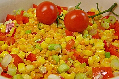 Roter Linsen - Salat 4