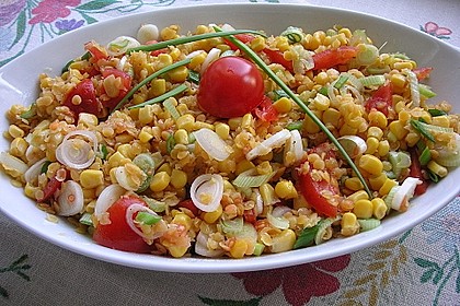 Roter Linsen - Salat 5