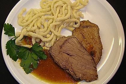 Rinderbraten mit Balsamico - Rotweinsauce 4
