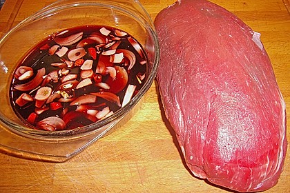 Rinderbraten mit Balsamico - Rotweinsauce 10