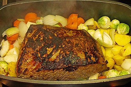 Rinderbraten mit Balsamico - Rotweinsauce 1