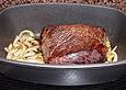 Rinderbraten mit Balsamico - Rotweinsauce