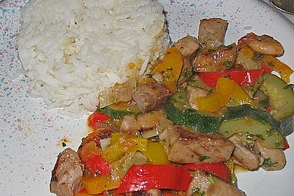 Fischpfanne mit Krabben