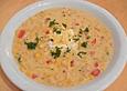 Gem&uuml;se - Mais - Suppe mit K&auml;se