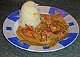 Scharfes Curry vom Schwein
