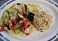 Zucchinigem&uuml;se mit Mozzarella