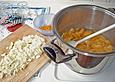 Orangenmarmelade mit  wei&szlig;er Schokolade