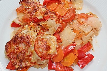 Gem&uuml;seauflauf ohne Kartoffeln