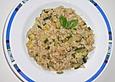 Zucchini - Basilikum - Risotto