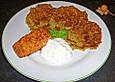 Reibekuchen mit Lachs