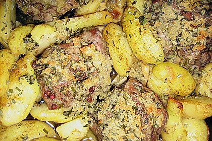 Lammh&uuml;fte mit Kr&auml;uterkruste