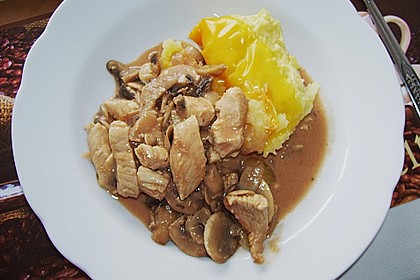 Geschnetzeltes mit Kartoffelbrei &uuml;berbacken 11