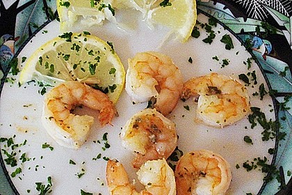 Riesen - Scampi an Petersilien - Knoblauch - Butter