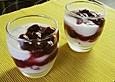 Kirschbecher mit Eierlik&ouml;r - Creme