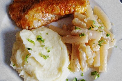 Skreifilet mit Schwarzwurzeln und Schmortomate 3