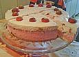 Erdbeer - Sekttorte
