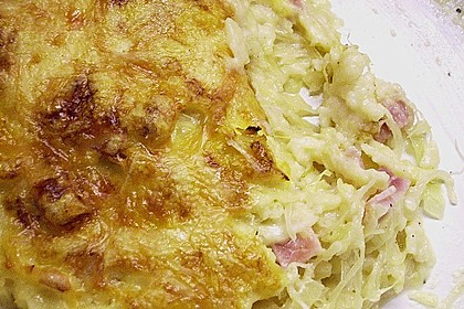 Schw&auml;bischer Sp&auml;tzle - Schinken - Auflauf