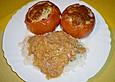 Gef&uuml;llte Tomaten mit Hackfleisch