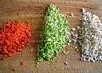 Schollenr&ouml;llchen mit Garnele und Schmorgem&uuml;se in Wei&szlig;weinsauce