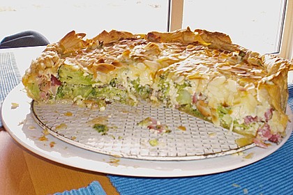 Brokkolitorte mit Mandel - K&auml;sehaube 5
