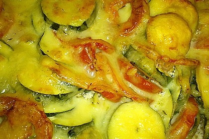 Tomaten - Zucchini - Gratin