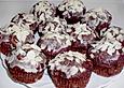 Schoko - Birnen - Muffins mit Mandeln