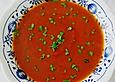 Tomatensuppe mit Orangensaft