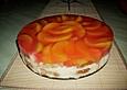 Zwiebacktorte mit Pfirsichen