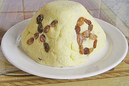Zaren - Paskha - russische traditionelle Frischk&auml;se - Rosinen - Speise zu Ostern 5