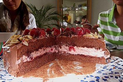 Biskuit - Grundrezept, mit Vanillepudding 32