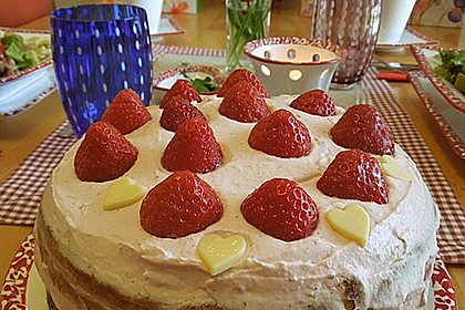 Biskuit - Grundrezept, mit Vanillepudding 34