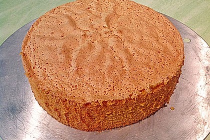 Biskuit - Grundrezept, mit Vanillepudding 31