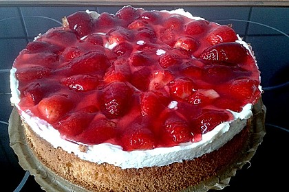 Biskuit - Grundrezept, mit Vanillepudding 28