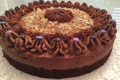 Biskuit - Grundrezept, mit Vanillepudding 6