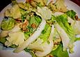 T&ecirc;te de Moine - Salat mit Birnenspalten