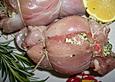 Kaninchenkeule mit Kr&auml;uter-K&auml;se F&uuml;llung