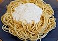 Spaghetti mit Joghurtsauce