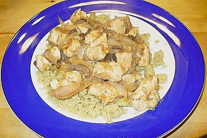 Lamm - Bulgur mit Rosinen - Zwiebeln