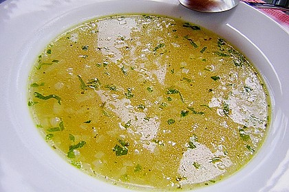 Ger&ouml;stete Grie&szlig;suppe 5