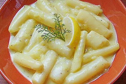 Schwarzwurzeln in Zitronensoße