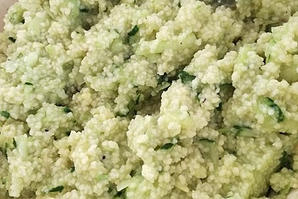 Trio von Couscous, Avocado und Gurke 9