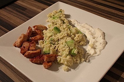 Trio von Couscous, Avocado und Gurke 7