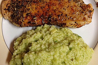 Trio von Couscous, Avocado und Gurke 10